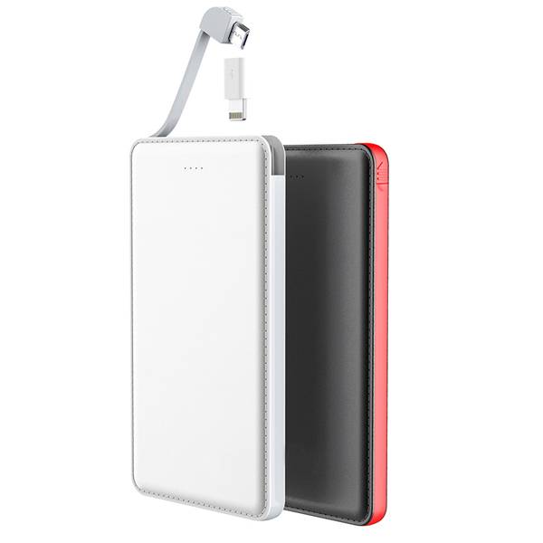 W0511 Type-C USB business Card power bank  2in1 ultra thin slim credit card phone charger