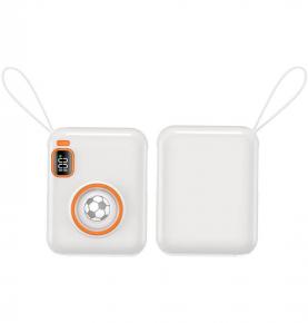 10000mAh Pink football Cute Small Gift PD20W Fast Charge for iPhone and PD22.5W Fast Charge