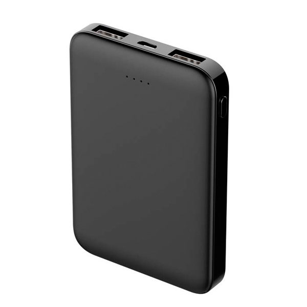 S0509 which 5000mAh Mini Power Bank portable charger slim size  with 2 USB Output ports